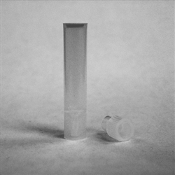 Shell Vial, 700µL, 8x40mm,Polypropylene, Ltd. Vol. w/ Snap Plug