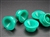 Plugs for Versa Vial™ (12mm) Polyethylene - Green 1000/cs