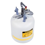 Justrite® 5-gallon PE can, PP / EPDM disconnect