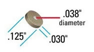 2 µm Stainless Steel Replacement Frit (10/pk)