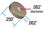 Frit SS Nat 2µm Ø.062 x .065 x Ø.2485