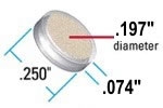 Frit PEEK Nat 10µm Ø.197 x .074 x Ø.247