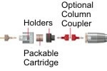 Semi-Prep Guard Column Holder