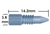 Headless Nut 6-32 Coned 360µm