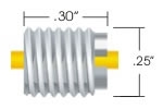 SS FlushNut 1/4-28 Thread