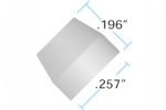 Flangeless Ferrule 3/16in Tefzel Natural