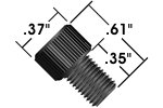 Male Nut M6 - 1/16in Short