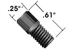 Headless M6 Nut 1/16in Short