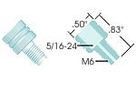 Adapt - 5/16-24 Fem x M6 Male