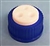 BOTTLE CAP, GL45, with (2) 5/16-24 ports, (1) 1/4-28 ports, PTFE with PE collar