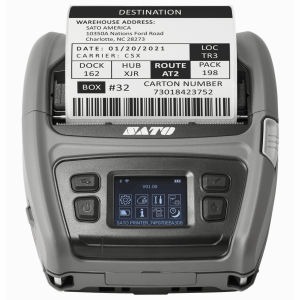 Sato PV4 Mobile Thermal Printer Graphic