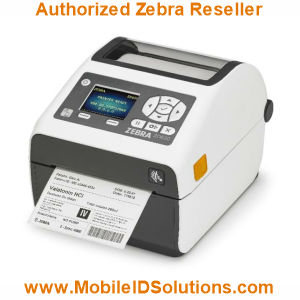 Zebra ZD621 Barcode Label Printer - Healthcare Model with Locking Media Cabinet Graphic