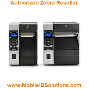 Zebra Thermal Transfer Printer ZT61A; Micro Label Printer, 4", 600 dpi, UK/AU/JP/EU Cords, Serial, USB, Gigabit Ethernet, Bluetooth 4.1, USB Host, Rewinder, Color Touch, ZPL Graphic