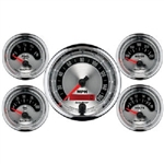 Auto Meter 1201 Designer Black II 5 Piece Gauge Kit Box