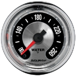 Auto Meter 1255 American Muscle 100-260 °F Water Temperature Gauge