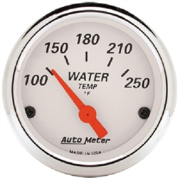 Auto Meter 1337 Arctic White 120-250 °F Water Temperature Gauge