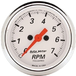 Auto Meter 1397 Arctic White 7000 RPM Tachometer Gauge