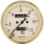 Auto Meter 1593 Golden Oldies 0-120 MPH Mechanical Speedometer