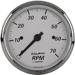 Auto Meter 1995 American Platinum 7000 Electronic Tachometer Gauge