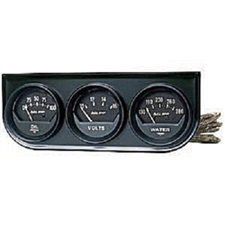 Auto Meter 2348 Auto Gauge Oil Pressure/Voltmeter/Water Temperature Three Gauge Console