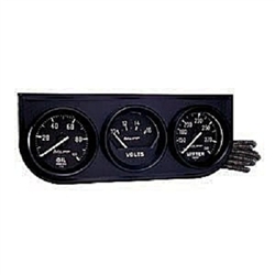 Auto Meter 2397 Auto Gauge Oil Pressure/Voltmeter/Water Temperature Three Gauge Console