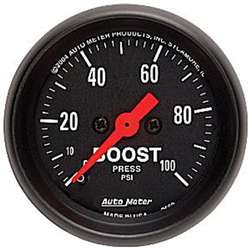 Auto Meter 2618 Z-Series 0-100 PSI Boost Gauge