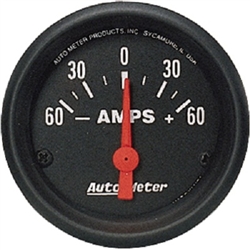 Auto Meter 2644 Z Series 60-0-60 amps Ammeter Gauge