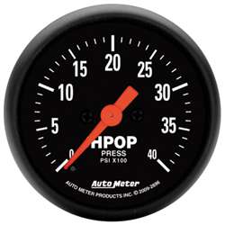 Auto Meter 2696 Z Series 0-4,000 PSI Diesel HPOP Pressure Gauge