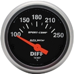Auto Meter 3349 Sport-Comp 100-250 °F Differnetial Temperature Gauge