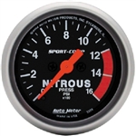 Auto Meter 3374 Sport-Comp 0-1600 PSI Nitrous Pressure Gauge