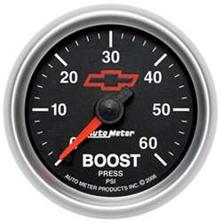 Auto Meter 3605-00406 GM Performance Parts 0-60 PSI Boost Gauge
