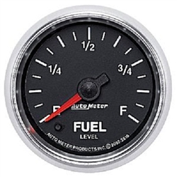 Auto Meter 3810 GS 0-280 Ohms Programmable Empty Fuel Level Gauge