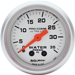Auto Meter 4307 Ultra-Lite 0-35 PSI Water Pressure Gauge