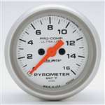 Auto Meter 4344 Ultra-Lite 0-1600 °F Pyrometer Gauge