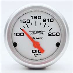 Auto Meter 4347 Ultra-Lite 100-250 °F Oil Temperature Gauge