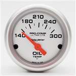 Auto Meter 4348 Ultra-Lite 140-300 °F Oil Temperature Gauge