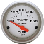 Auto Meter 4349 Ultra-Lite 100-250 °F Differential Temperature Gauge