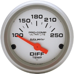 Auto Meter 4349 Ultra-Lite 100-250 °F Differential Temperature Gauge