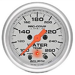 Auto Meter 4354 Ultra-Lite 100-260 °F Water Temperature Gauge