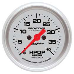 Auto Meter 4396 Ultra-Lite 0-4000 PSI Diesel HPOP Pressure Gauge