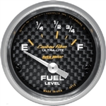 Auto Meter 4715 Carbon Fiber 73-10 Ohms Fuel Level Gauge