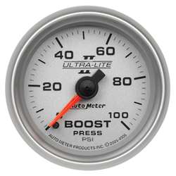 Auto Meter 4906 Ultra-Lite II 0-100 PSI Boost Gauge