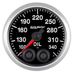 Auto Meter 5640 Elite Series 100-340 °F Oil Temperature Gauge