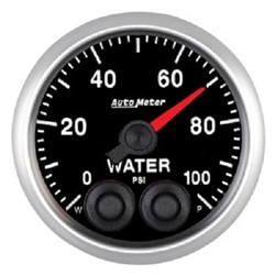 Auto Meter 5668 Elite Series 0-100 PSI Water Pressure Gauge
