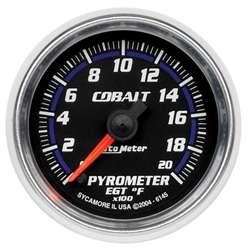 Auto Meter 6145 Cobalt 0-2000 °F Pyrometer Gauge