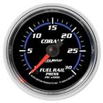 Auto Meter 6186 Cobalt 0-30000 PSI Diesel Fuel Rail Pressure Gauge