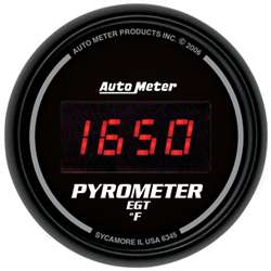 Auto Meter 6345 Z-Series 0-2000 °F Digital Pyrometer Gauge