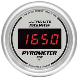 Auto Meter 6545 Ultra-Lite 0-2000 °F Digital Pyrometer Gauge