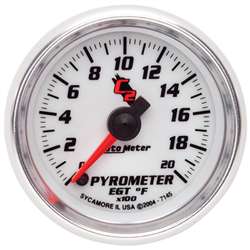 Auto Meter 7145 C2 0-2000 °F Pyrometer Gauge