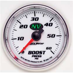 Auto Meter 7305 NV 0-60 PSI Boost Gauge